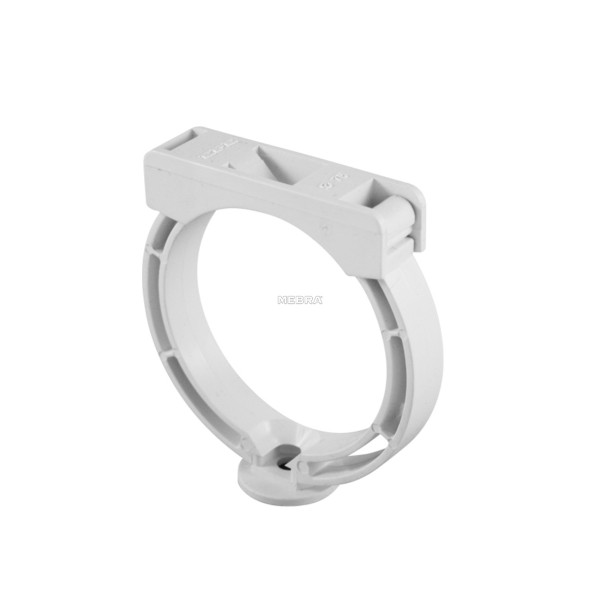 Abraçadeira P/Tubo PVC Branco Caleira 90mm