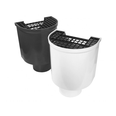 Capitel Oval Canto Cinza 90mm