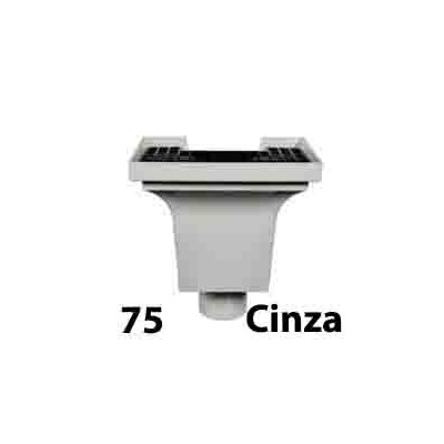 Capitel Quadrado Cinza 75mm