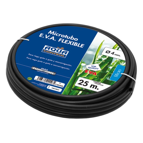 Microtubo Rega 4mm Fabricado E.V.A. Rolo 25mt