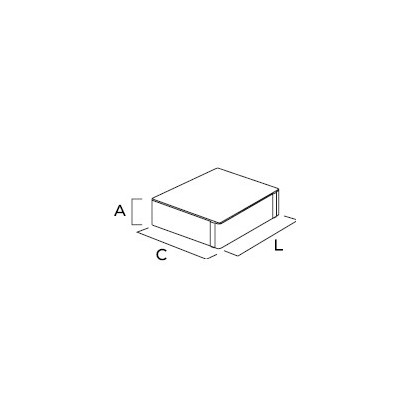 Pavimento Quadrado 25 x 25 x 6