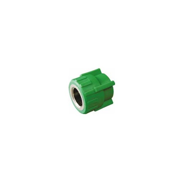 União Roscada PP-R Verde 25x1/2" FF