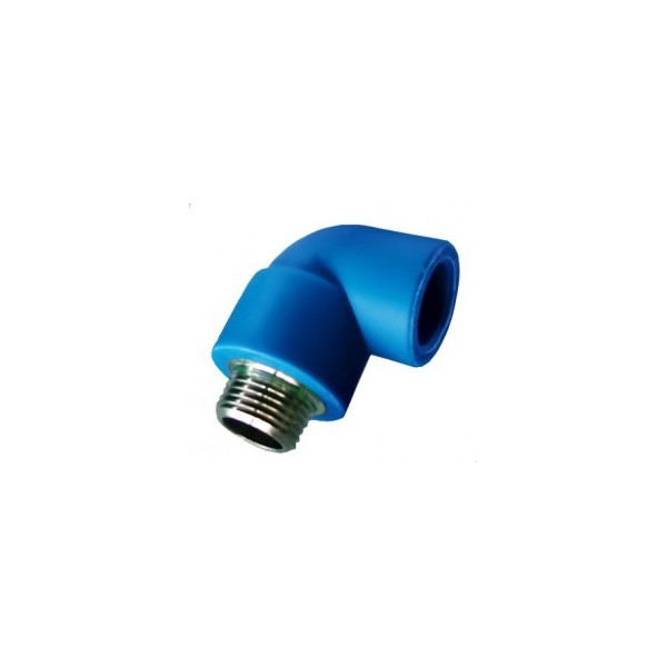 Joelho Roscado M PP-R Azul 25x1/2 