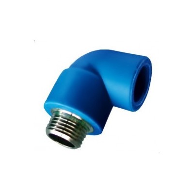 Joelho Roscado M PP-R Azul 32x3/4