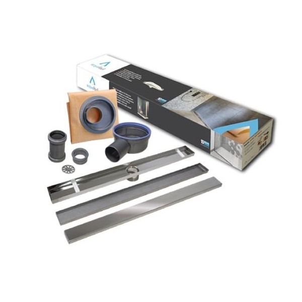 Kit Ralo Sinf. C/Mant. Imp.+ Grelha Dupla 600mm Acqua Lineal Duo LP 60
