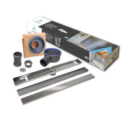 Kit Ralo Sinf. C/Mant. Imp.+ Grelha Dupla 700mm Acqua Lineal Duo LP 70
