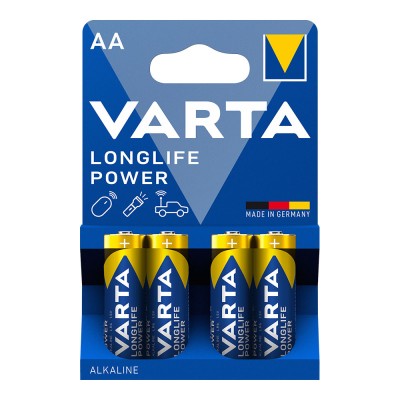 Pilha Varta Alcalina Longlife Power AA LR6