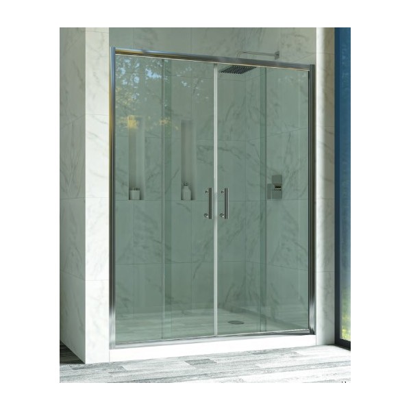 Vidro P/Cabine duche cr. s/ base 2P/1700