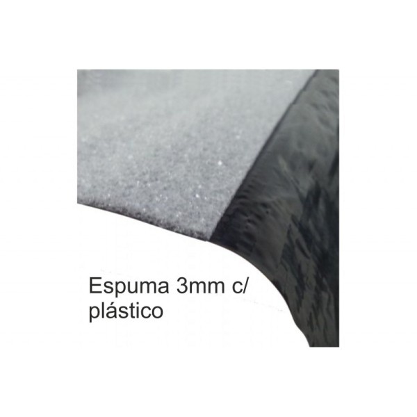 Espuma Polietileno 3mm C/ Plástico 1,60x45mt