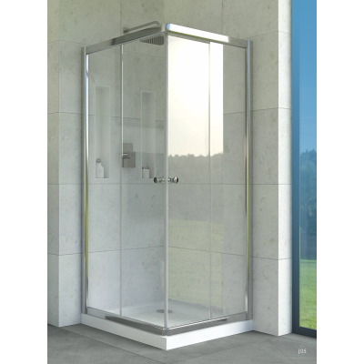 Frontal duche cr. s/ base 2 Portas 1500mm 