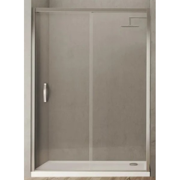 Frontal P/Base Duche Crom. 1Porta M. + 1 Porta F. V/6mm 800x1950mm