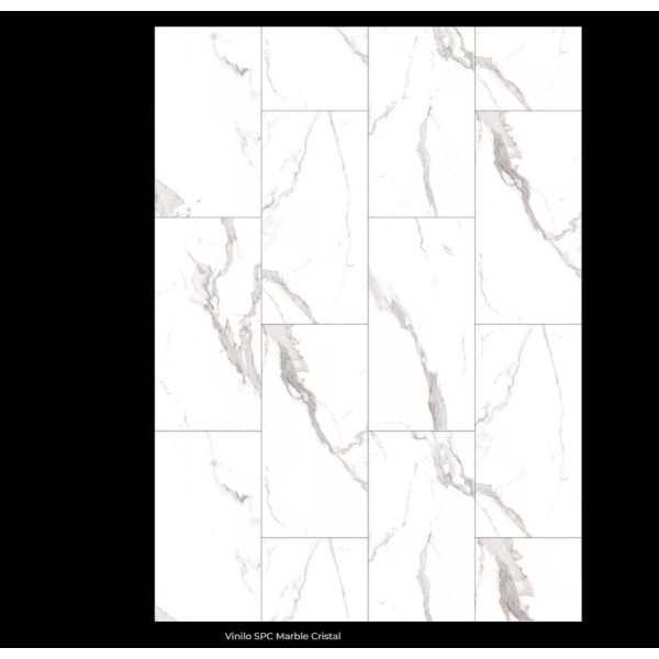 Pavimento Vinyl SPC Marble Cristal 0.3 305x610 (Caixa 1,49m2) 
