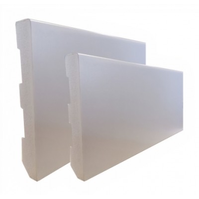 Rodapé 70mm PVC Expandido Rev. CPL Branco