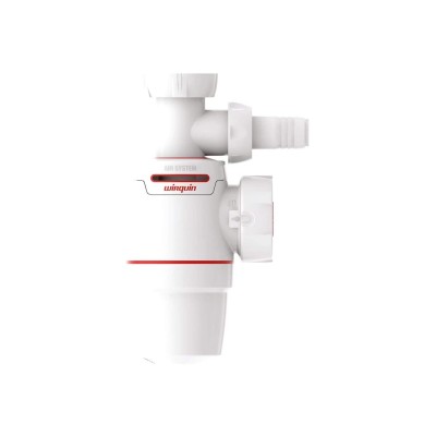 Sifão Garrafa Neo Air C/Vent. + Ent. Máq. Lavar Wirquin 11/2-11/4x40mm