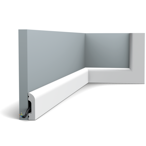 Rodapé Orac SX182 High Line 2000x50x13mm