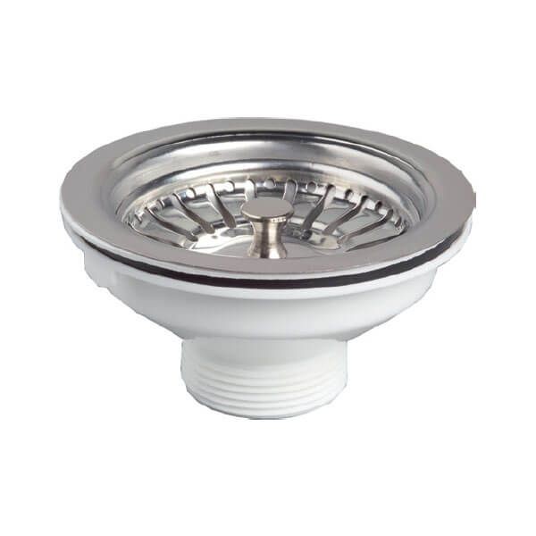 Valvula L. Loiça C/Cesto Inox 11/2" Wirquin