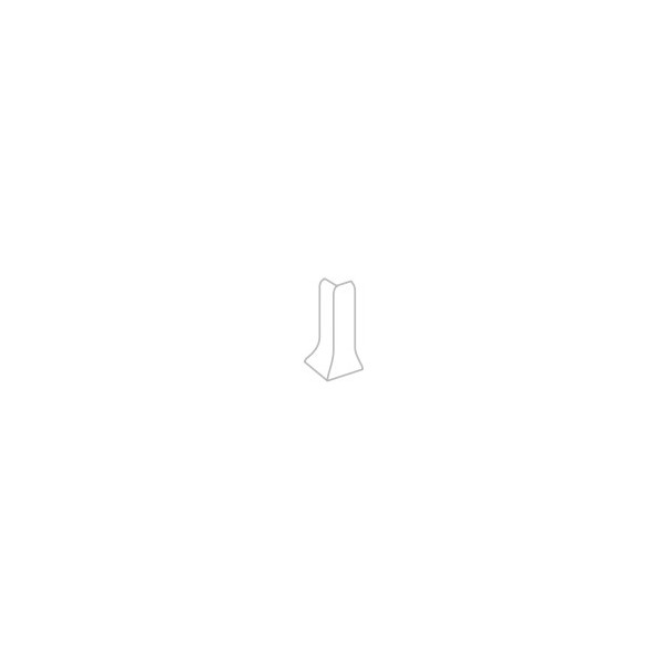 Canto Exterior P/Rodapé Zacalo Z3 PVC 60mm Branco