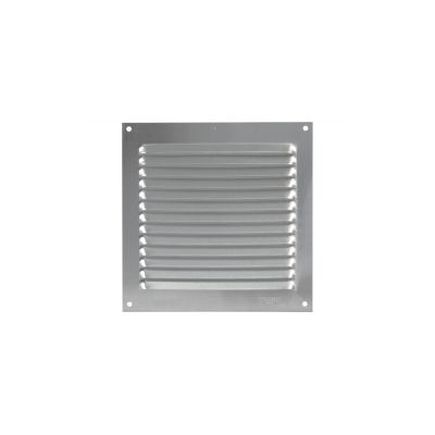 Grelha Vent. Quadrado Alum. 200x200 Prata