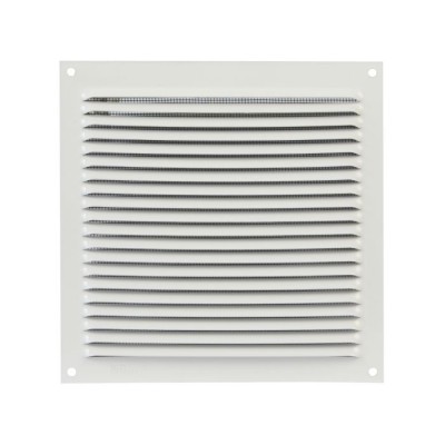 Grelha Vent. Quadrado Alum. 200x200 Prata