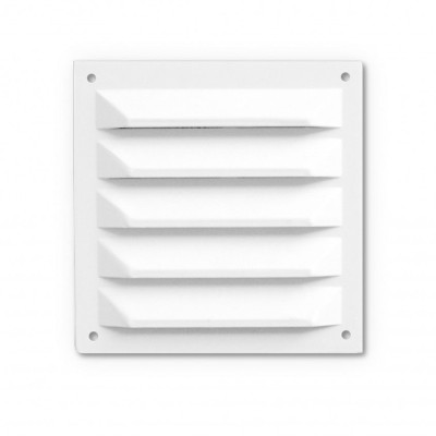 Grelha Vent. PVC 120x120 Branca