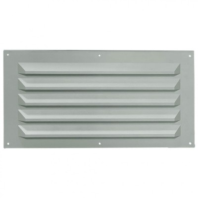 Grelha Vent. PVC 400x200 Branca