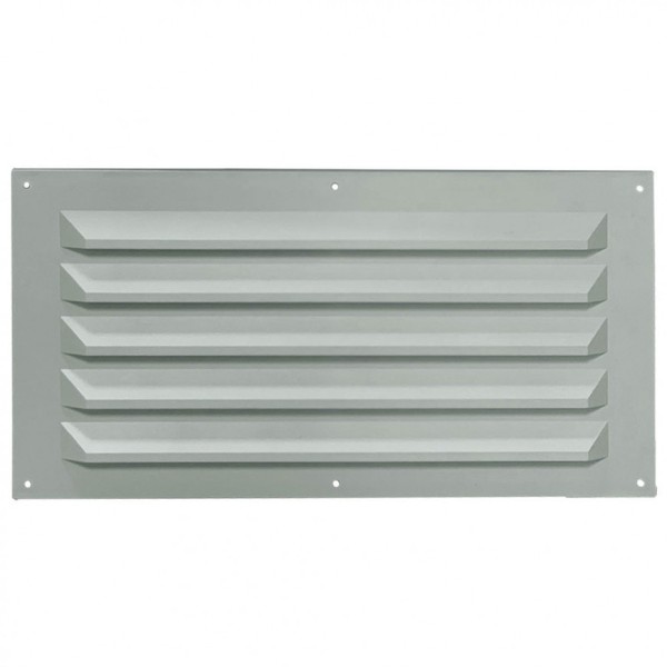 Grelha Vent. PVC 400x200 Branca