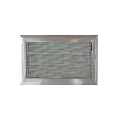 Grelha Vent. Aluminio c/ manipulo 150x150