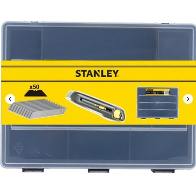 Pak Organizador Xisato + 50 Laminas Stanley STHT10018-9