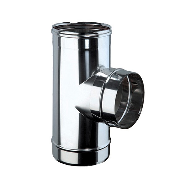 Tê Aço Inox 200mm 90º
