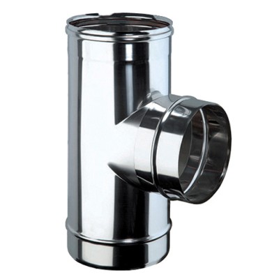 Tê Aço Inox 180mm 90º
