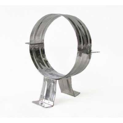 Abraçadeira Parede P/Tubo Aço Inox 200mm