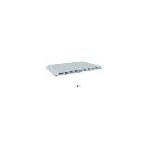 Tecto PVC S/Revestimento C/Microbisel Clássico 143mm 