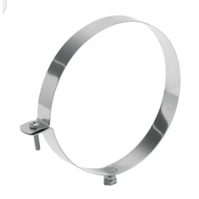 Abraçadeira Aço Inox 100mm C/ Porca M8
