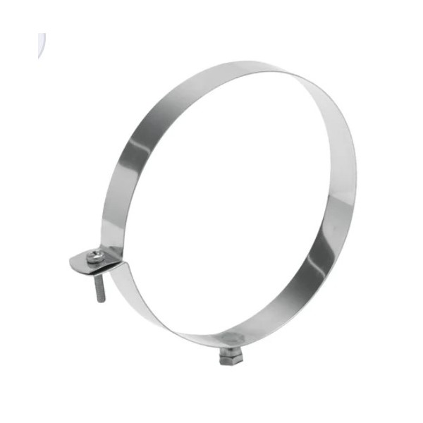 Abraçadeira Aço Inox 100mm C/ Porca M8