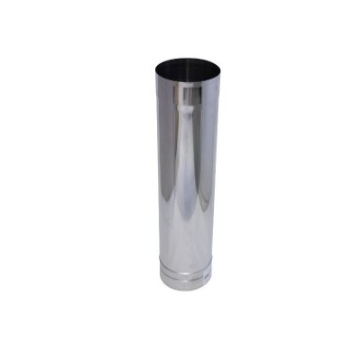 Tubo Aço Inox 125mm C/1,00mt