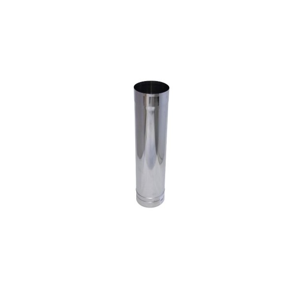 Tubo Aço Inox 125mm C/1,00mt
