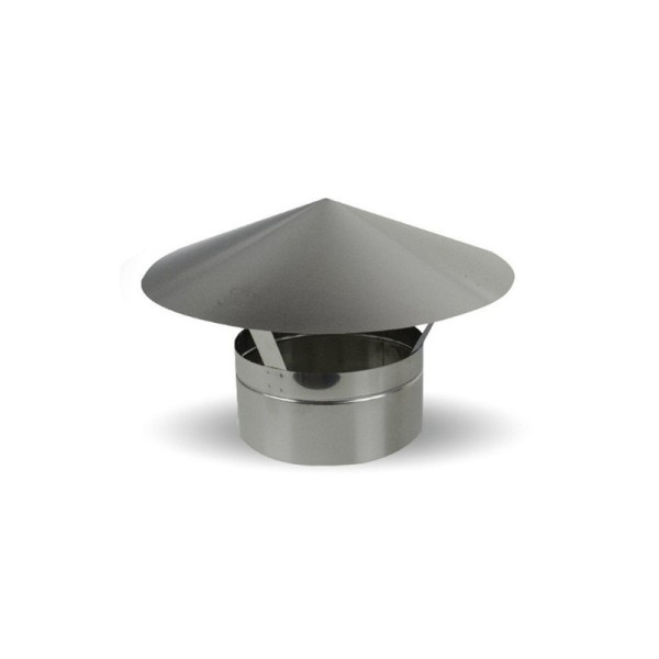 Chapeu S/Cone Int. Aço Inox Eco 304 125mm