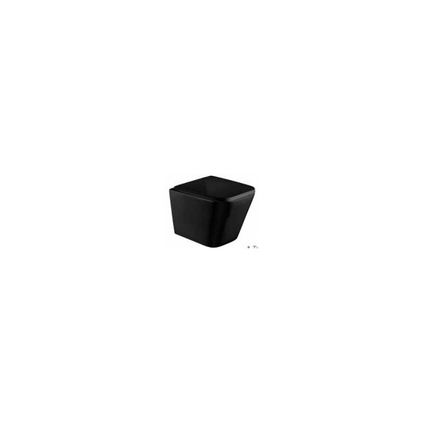 Sanita Suspensa Pisa C/Tampa Soft Close Preto Mate