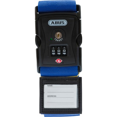 Cinta Cadeado Ajustavel P/Mala Viagem ABUS 620TSA/192 Azul