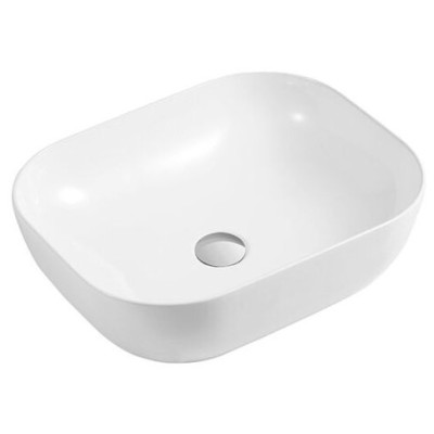 Lavatório Quadrado Pousar EVEA 46 460x320x135mm Preto Mate
