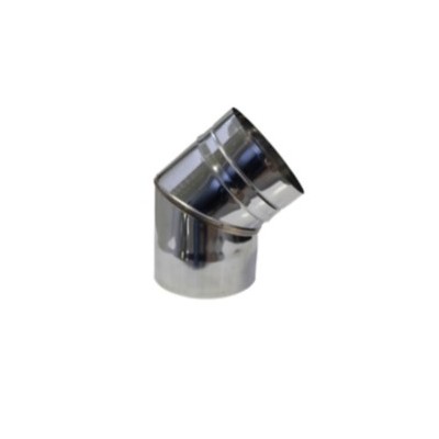 Curva Aço Inox Eco 304 80mmx45º M/F