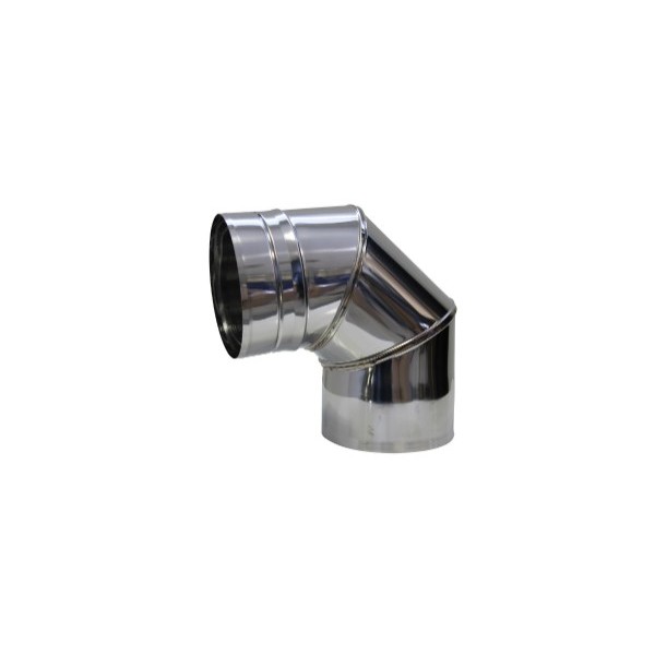 Curva Aço Inox Eco 304 80mmx90º M/F