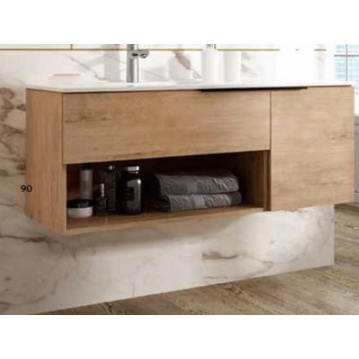 Móvel WC OBAN Suspenso (1000x450x480) Roble Ostippo 