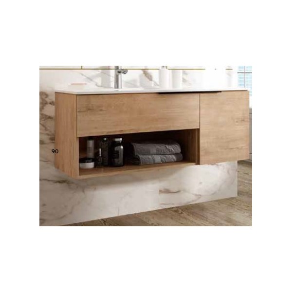 Móvel WC OBAN Suspenso (1000x450x480) Roble Ostippo 