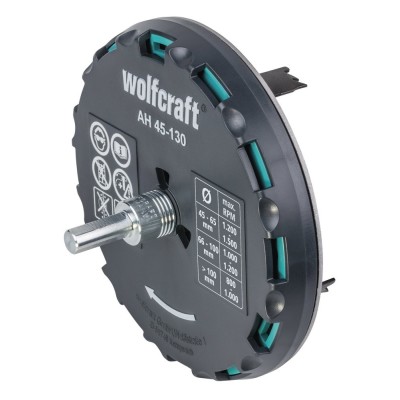 Broca Coroa Ajustavel P/Focos AH 45-90mm Wolfcraft