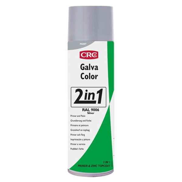 Spray Zinco Cinza Prata 9006 CRC Galvacor 500ml
