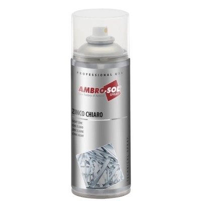 Spray Zinco Cinza Claro Z350 400ml Ambro-sol