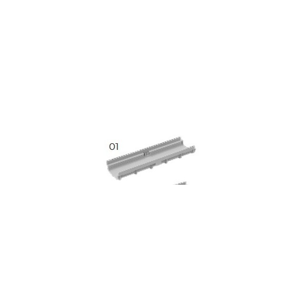 Canal Pegasus Plus Clip 130x40x500 Cinza