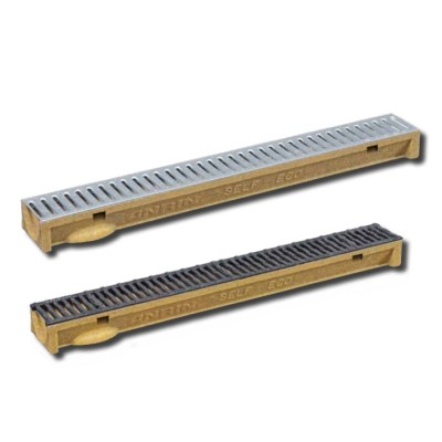 Canal Anrin Self Mini 100 + Grelha Galv. A15