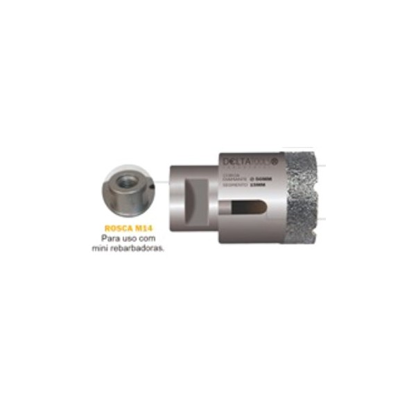 Broca Craniana P/Cerâmica M14 x 20mm